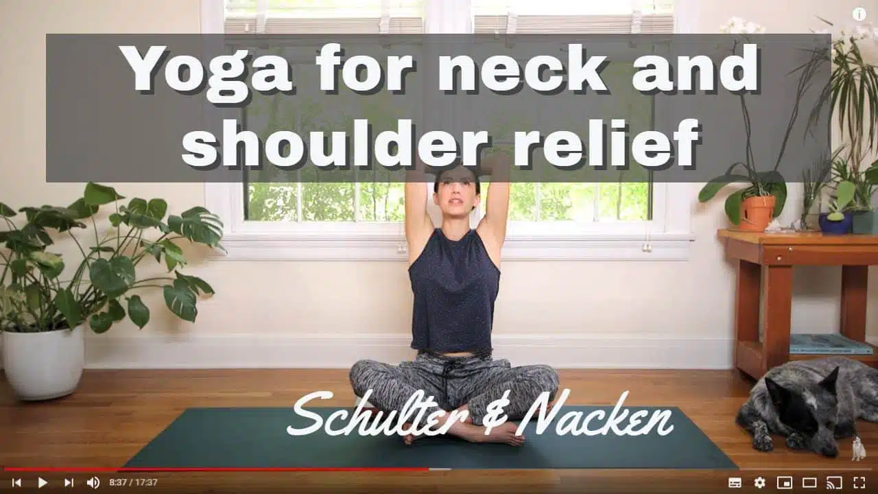 Yoga-Video: Yoga for neck and shoulder relief