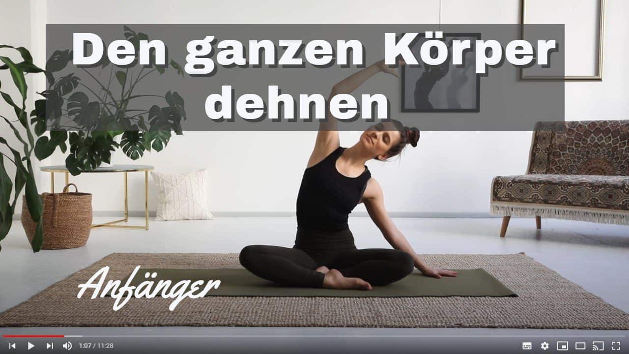 Yoga-Video für Anfänger: Yoga-Morgenroutine für Stretchen und Dehnen