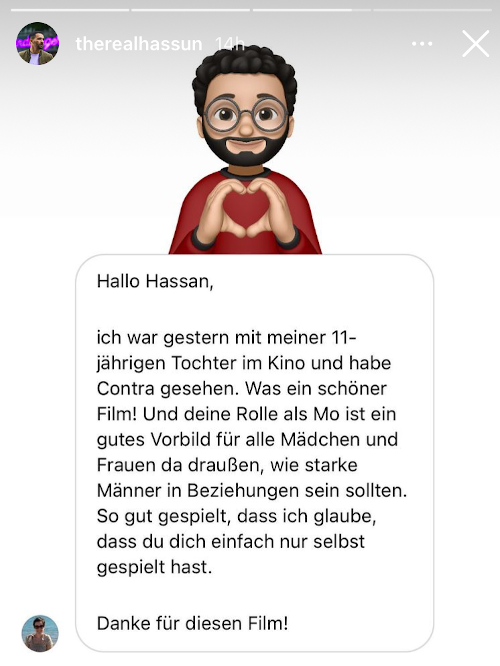 Selbstwertgefühl steigern: Instagram Nachricht Hassan Akkouch